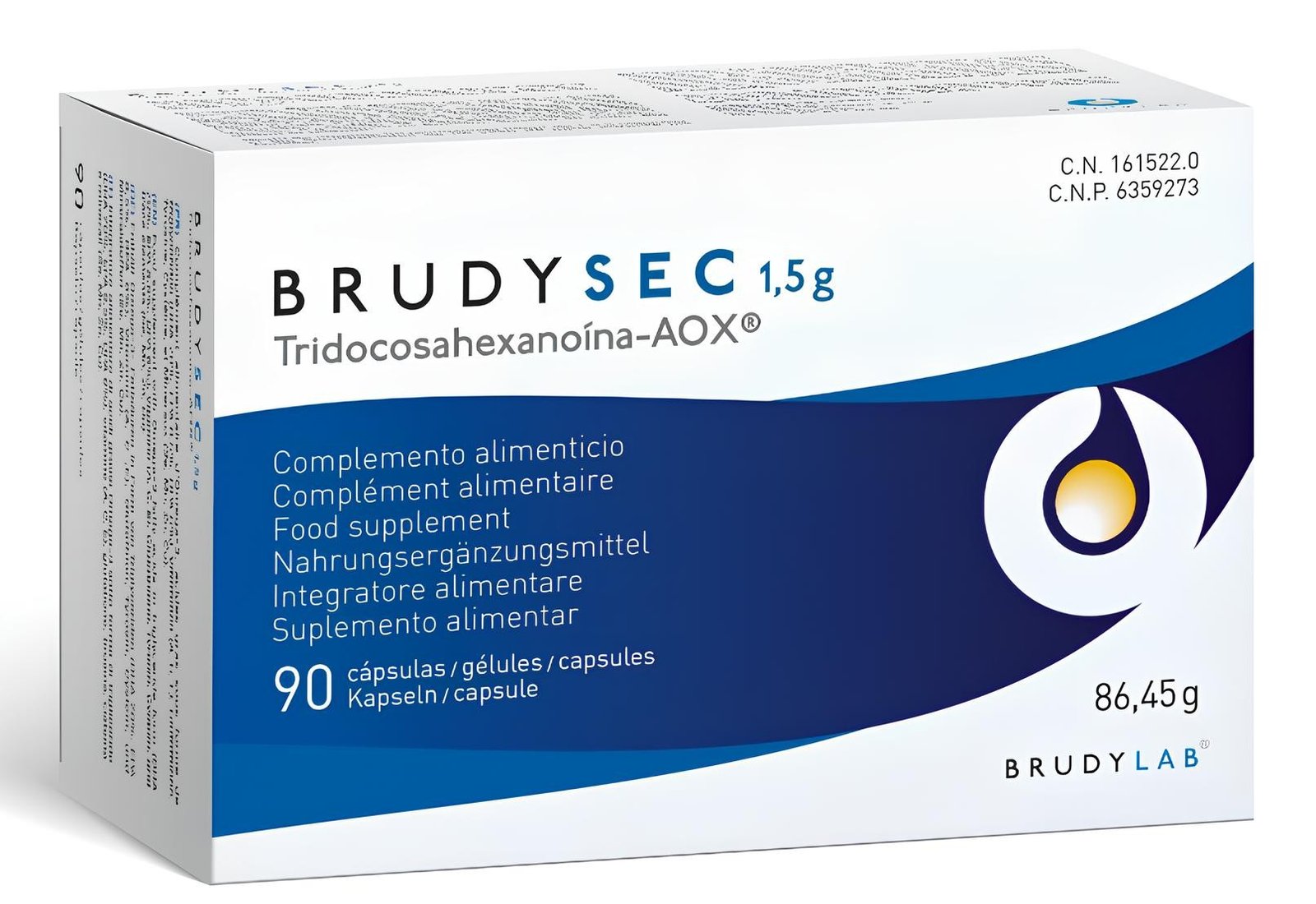 8470001615220 BRUDY SEC 90 HIGH REOLUTION - Copy BRUDYLAB Sec Cap 90s - Image 1