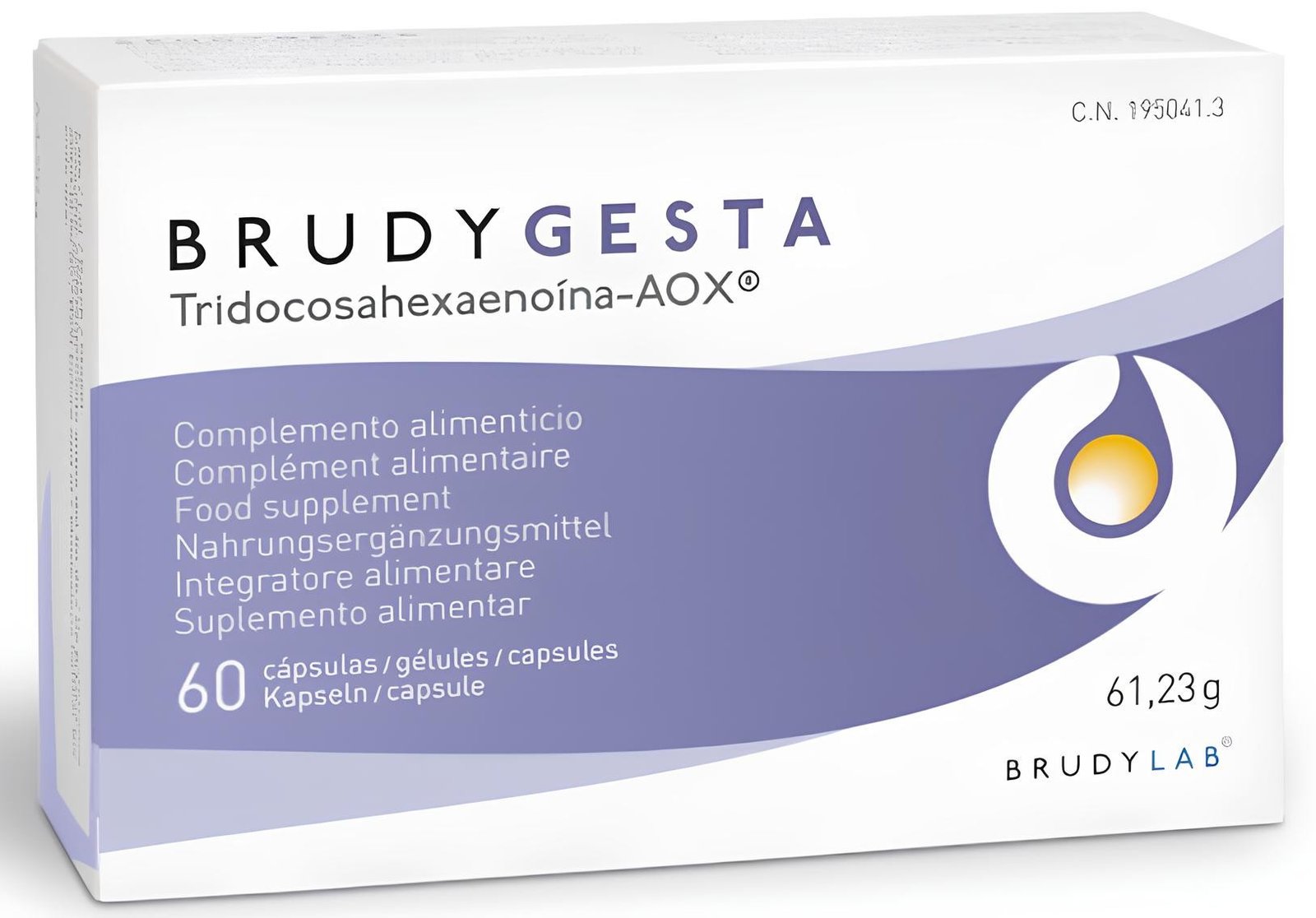 8470001950413 BRUDY GESTA HIGH RESOLUTION BRUDYLAB Gesta Cap 60s - Image 1